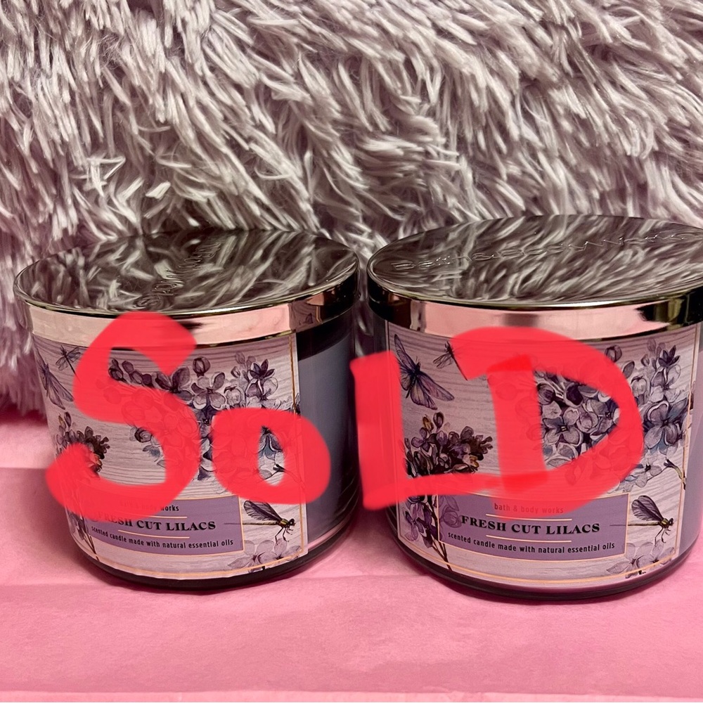 SOLD B & BW Candles SOLD